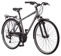 Schwinn Network 6c Hybrid Bike, 21 Speed, 19.5 inch Frame, 700c Wheels, Gray