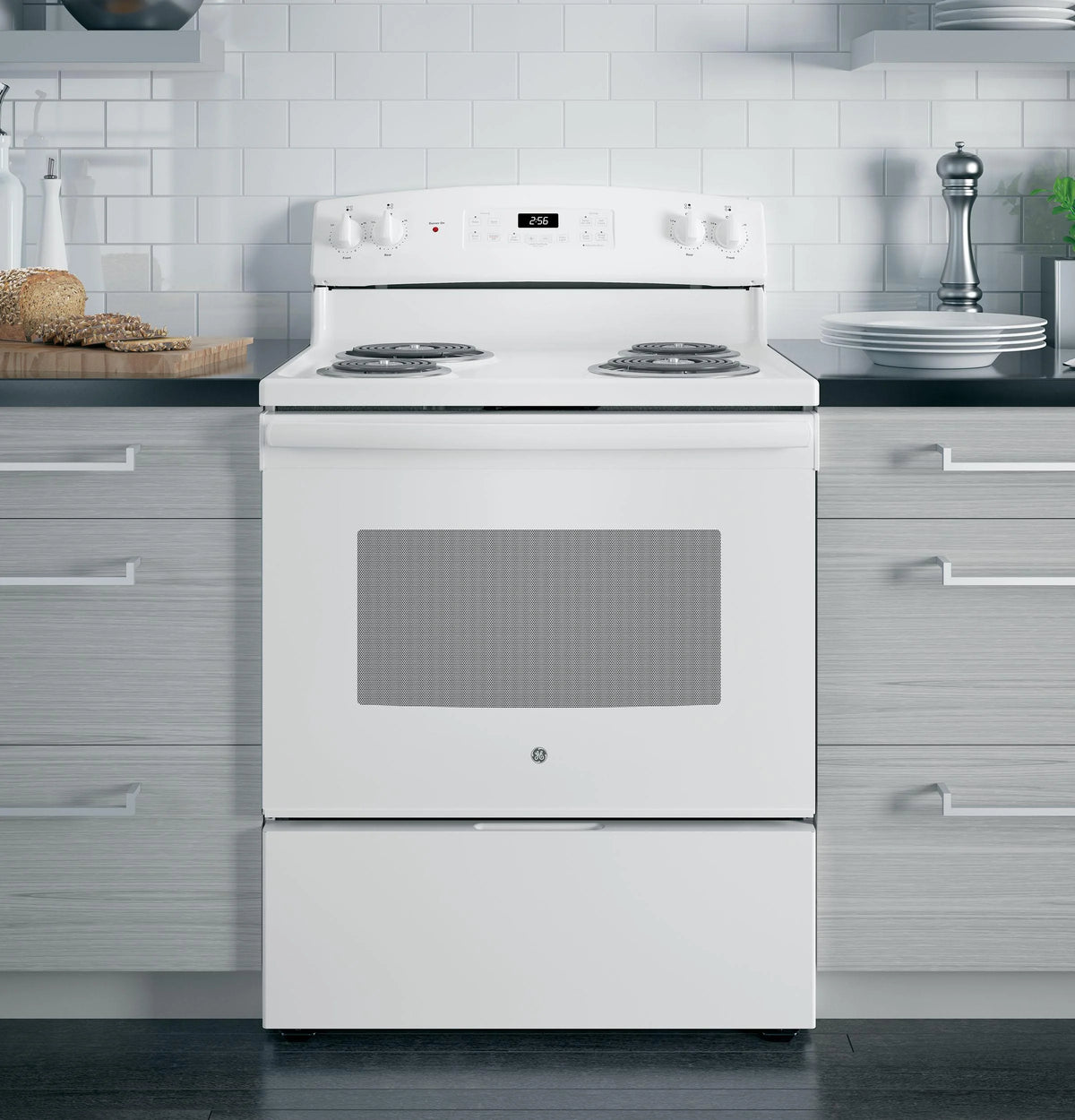 GE® 30" Free-Standing Self-Clean Electric Range