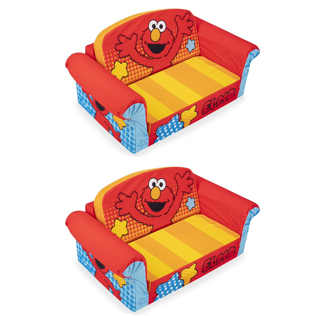 Marshmallow Furniture 2 Pack 2-in-1 Flip Open Foam Sofa Bed, Toy Story 4