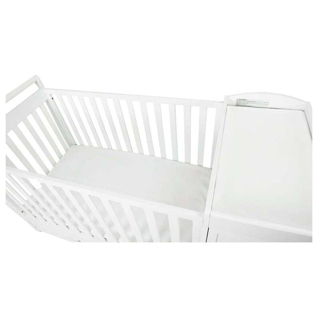 AFG Daphne 2 in 1 Convertible Crib and Changer White