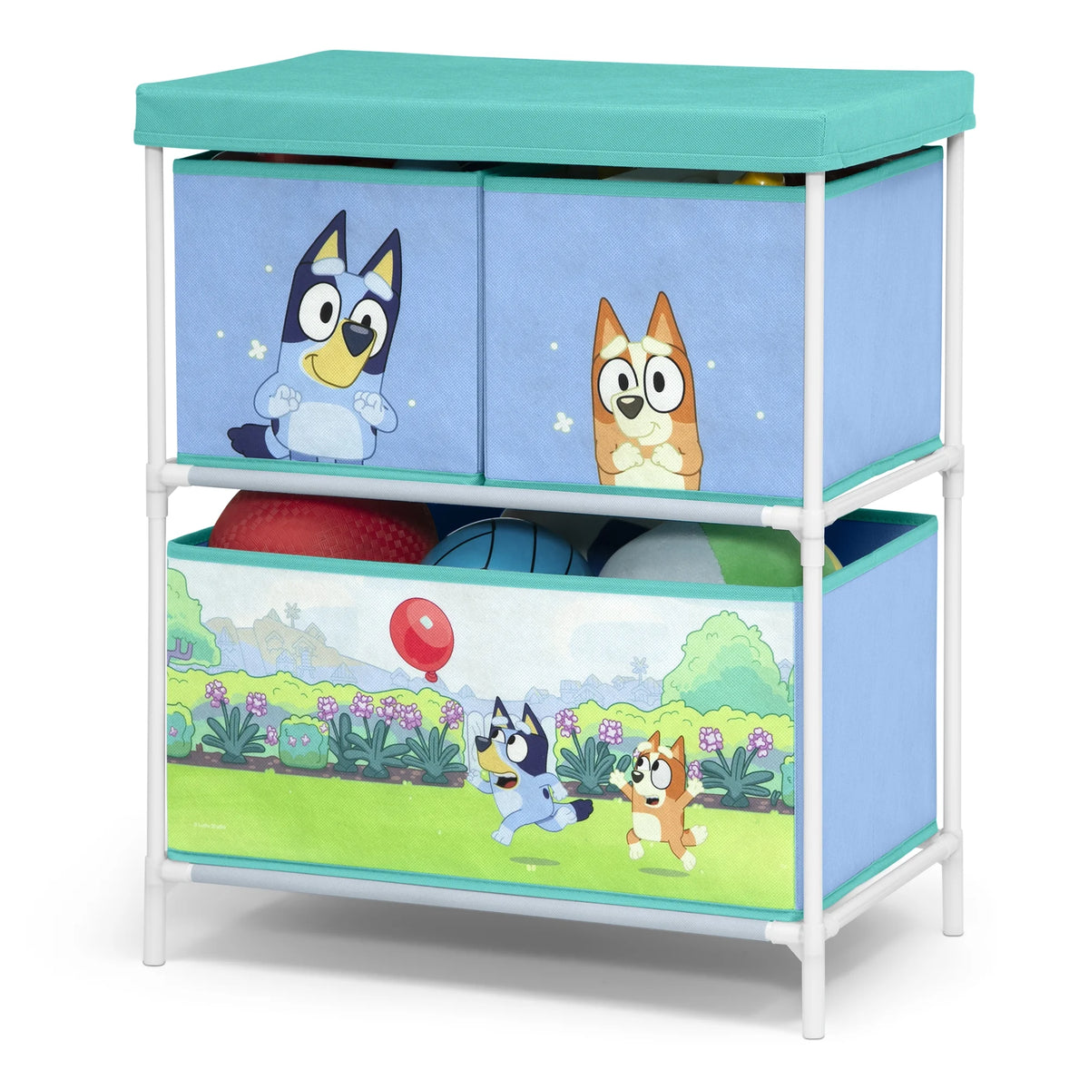Bluey 3-Piece Toddler Bedroom Set by Delta Children, Blue