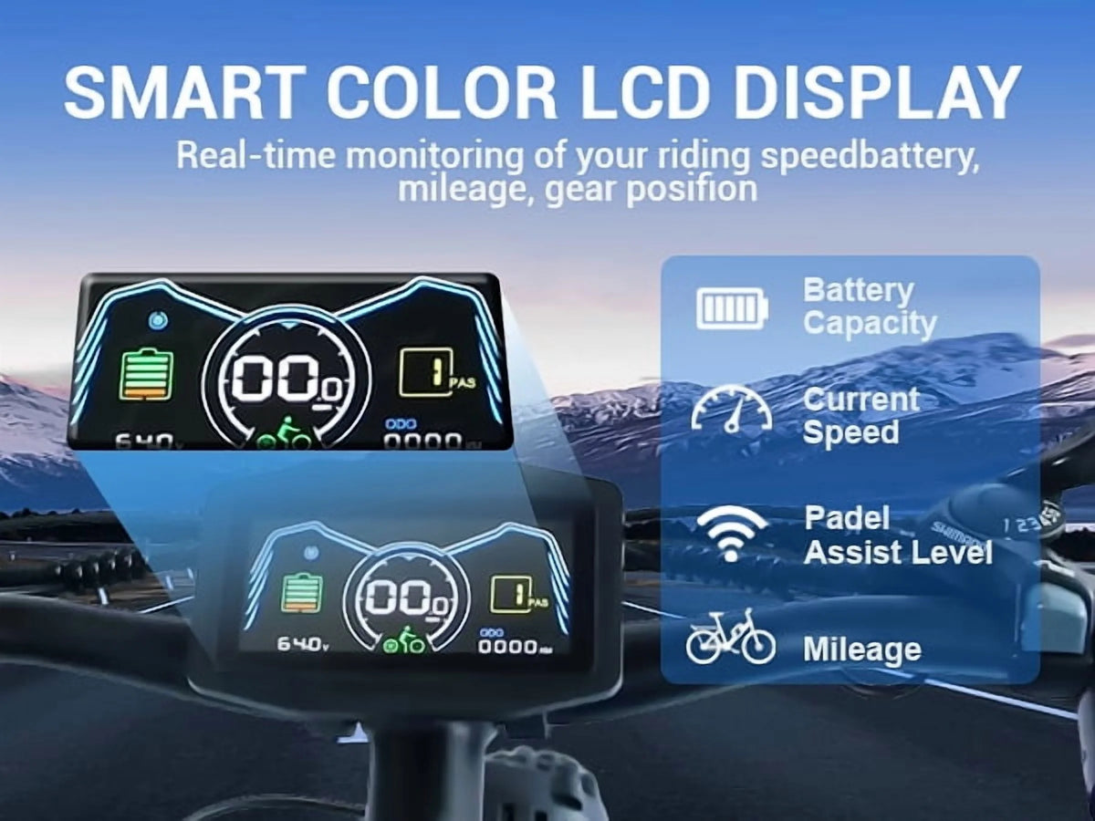 5000W (Peak) Electric-Bike for Adults, 60V 25AH Battery Electric Motorcycle, Dual-Motor-Ebike 50MPH Ebike, 26*4.0 Fat Tire Electric-Bicycle, AWD 21-Speed Mountain Bike for All-Road UL 2849