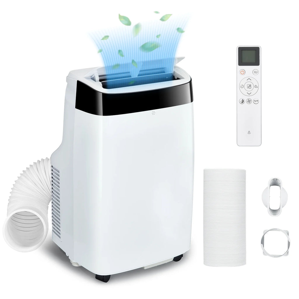 EastVita 10000 BTU Air Conditioner Portable for Room, 3-in-1 AC Unit, Dehumidifier and Fan, Air Conditioners with Remote Control & Window Kit, Sleep Mode, LED Display, Cooling Room up to 450 Sq.ft