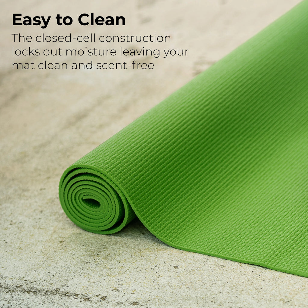 Hello Fit Bulk Yoga Mats, 10-Pack – 68" x 24", 4mm Thick, Non-Slip & Non-Toxic – Ideal for Schools, Studios & Gyms, Assorted