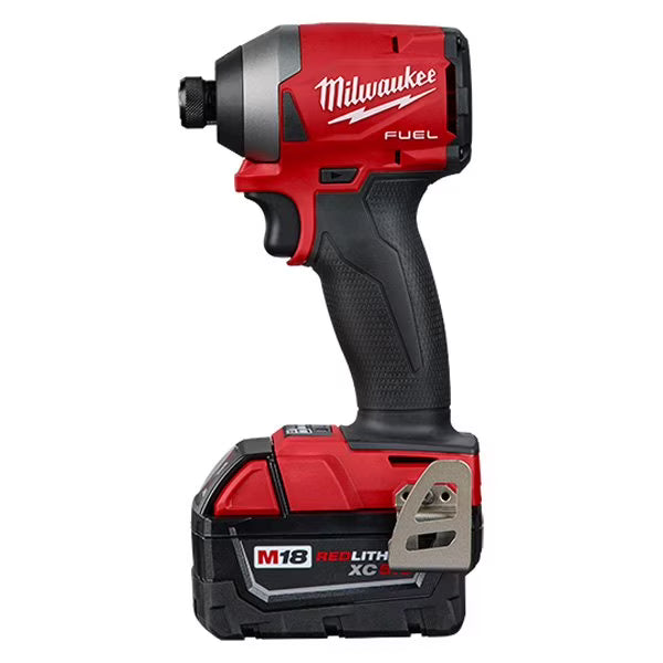 Milwaukee M18 Fuel 1/4" 18V Hex Impact Driver Kit 2853-22 with (2) 5Ah Batteries, Charger, & Carrying Case
