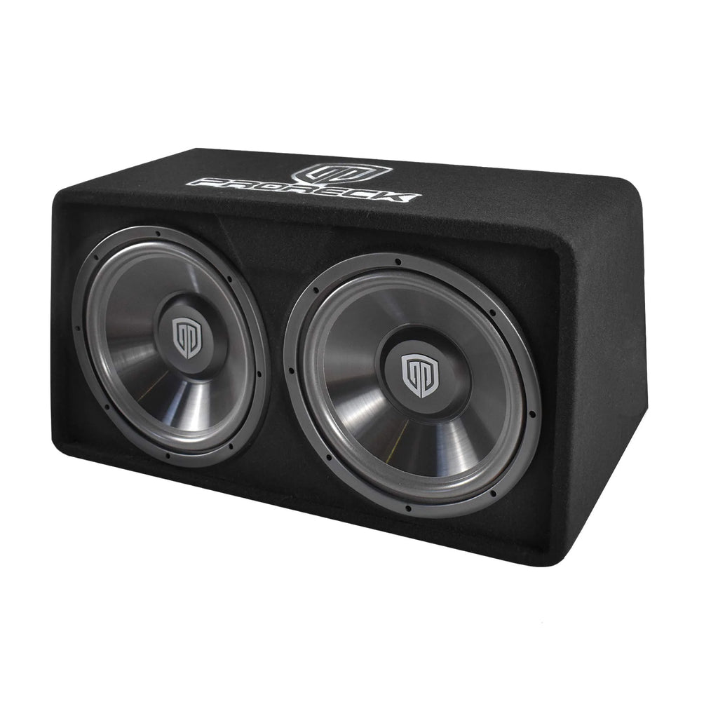 PRORECK PR-122M Complete 1500W Dual 12" Car Subwoofer