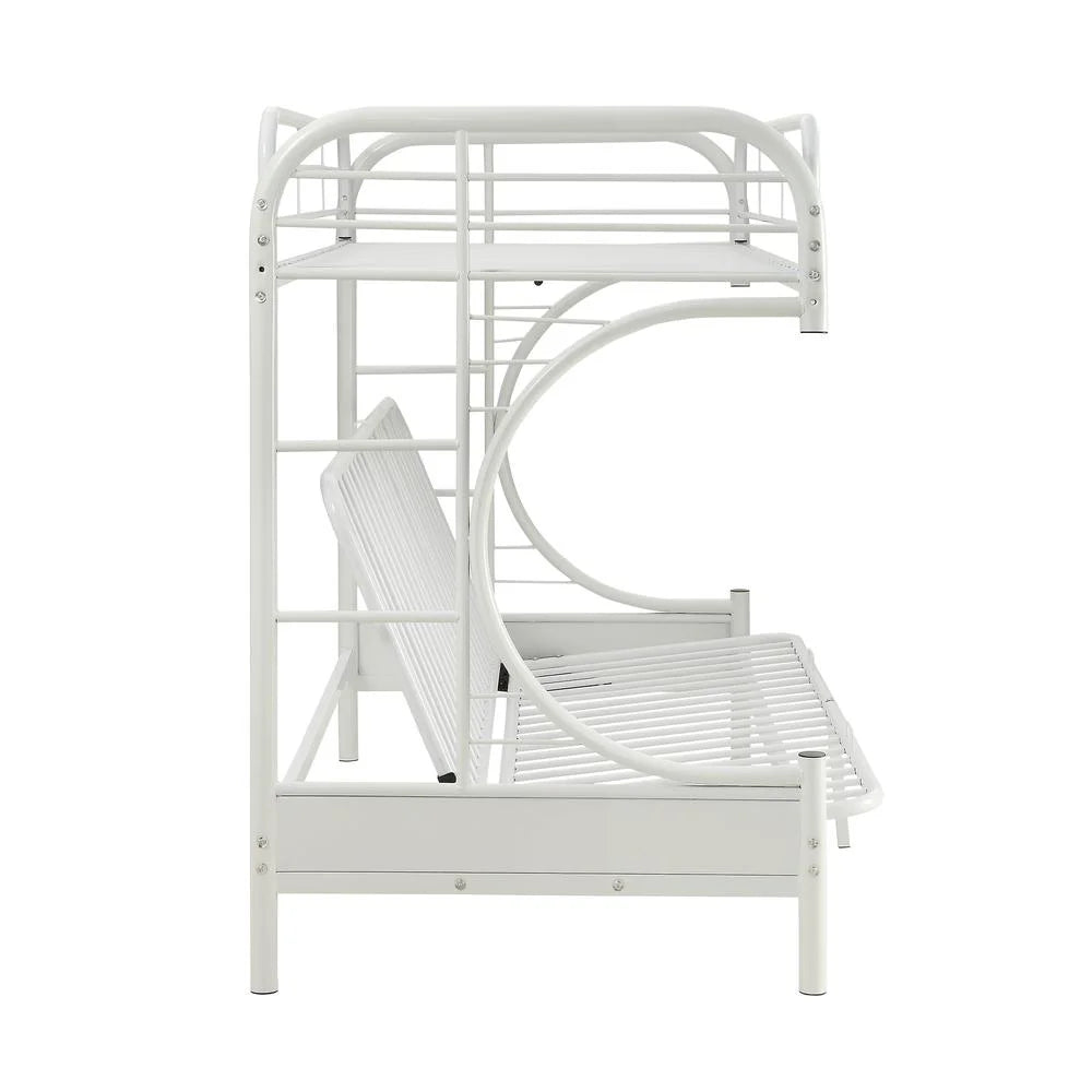ACME Eclipse Twin XL Over Queen Bunkbed in White
