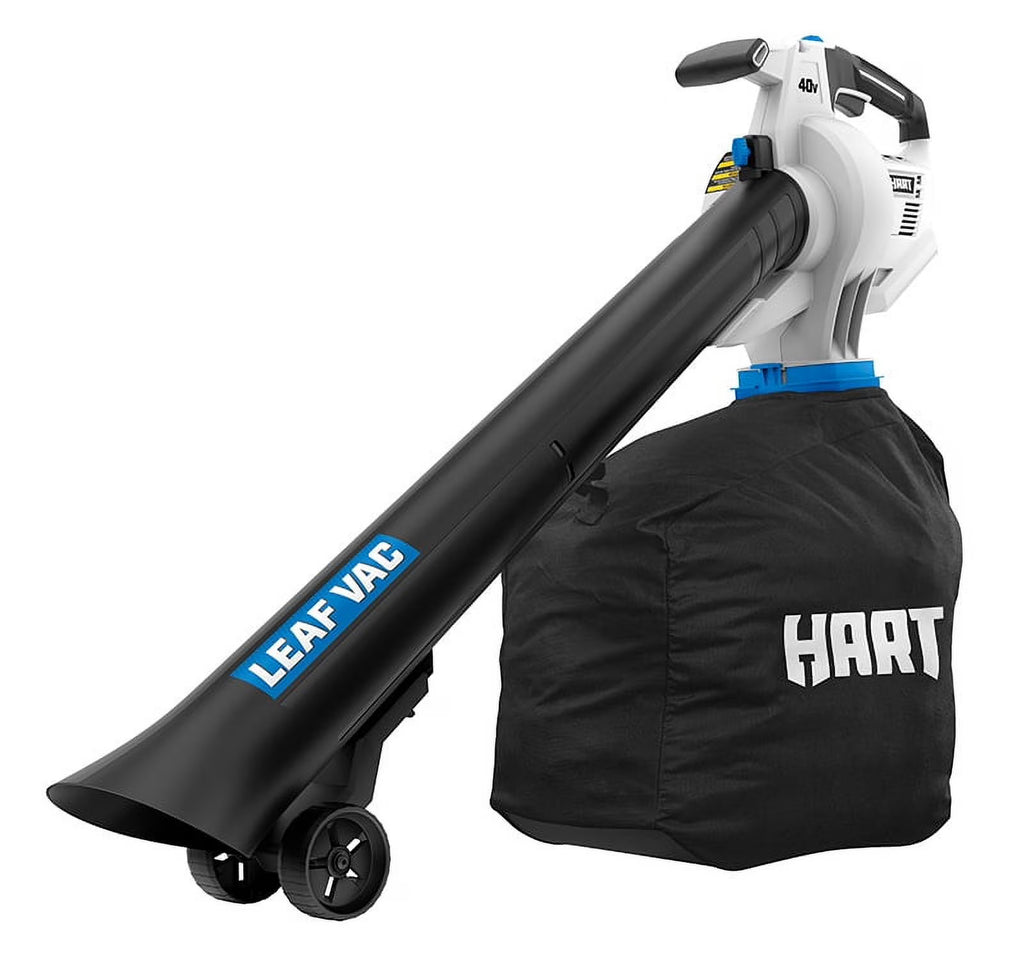 HART 40V Cordless Leaf Vacuum Kit, (1) 4.0Ah Lithium-Ion Battery