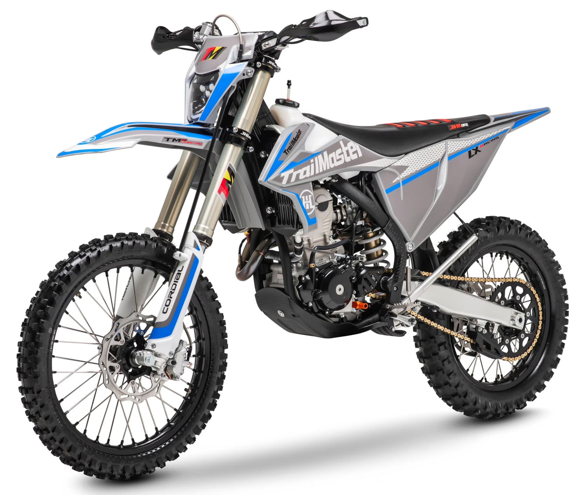 Trailmaster JHL Pro-Series High-Performance LX300 PRO Racing Ready Mid-Size Electric Start Dirt Bike (Red)
