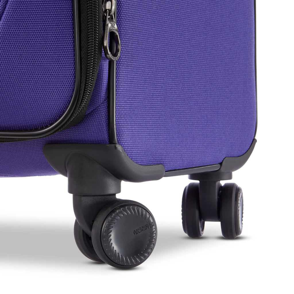 American Tourister X-Lite 3-Piece Luggage Set with Spinner Wheels - Light Grey