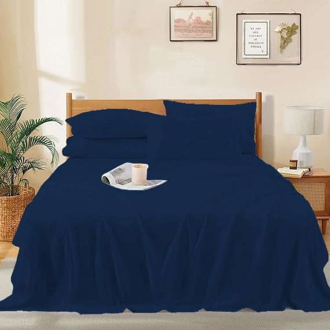 1000 Thread Count 4-Piece 100% Egyptian Cotton Bed Sheets Luxury Hotel Sheets Fits Mattress Upto 21" Deep Pocket, Twin XL Size - Burgundy Solid