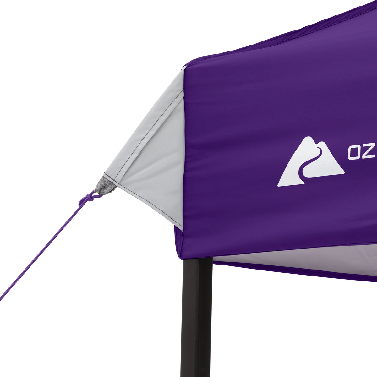 Ozark Trail 10x10 Instant Pop Up Canopy Tent with Simple Push Setup – Straight Leg Pop-Up Tent for Tailgating, Camping & Events, White