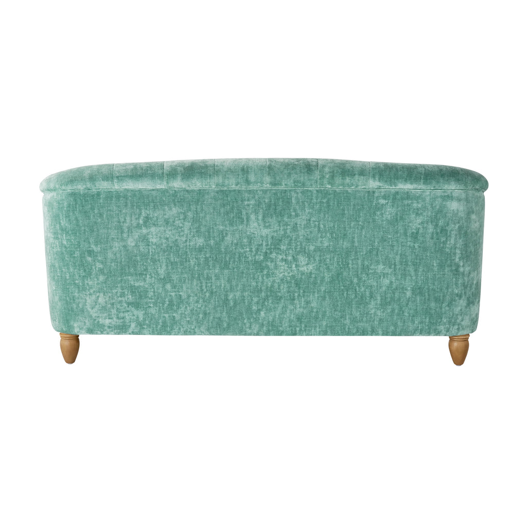 The Pioneer Woman Laurel Tufted Sofa, Cream Velvet, 79.53 in