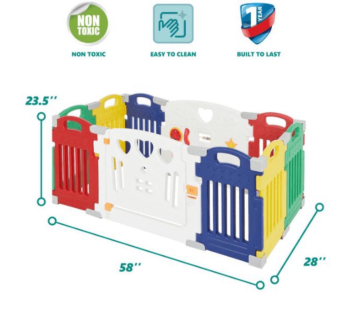 Dream On Me Imagination Station 10 Panel Playpen. (Model # 398-Multi)