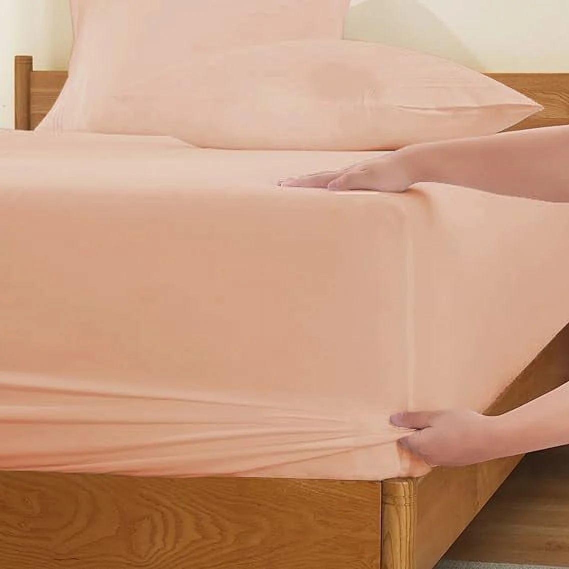 1000 Thread Count 4-Piece 100% Egyptian Cotton Bed Sheets Luxury Hotel Sheets Fits Mattress Upto 21" Deep Pocket, Twin XL Size - Burgundy Solid