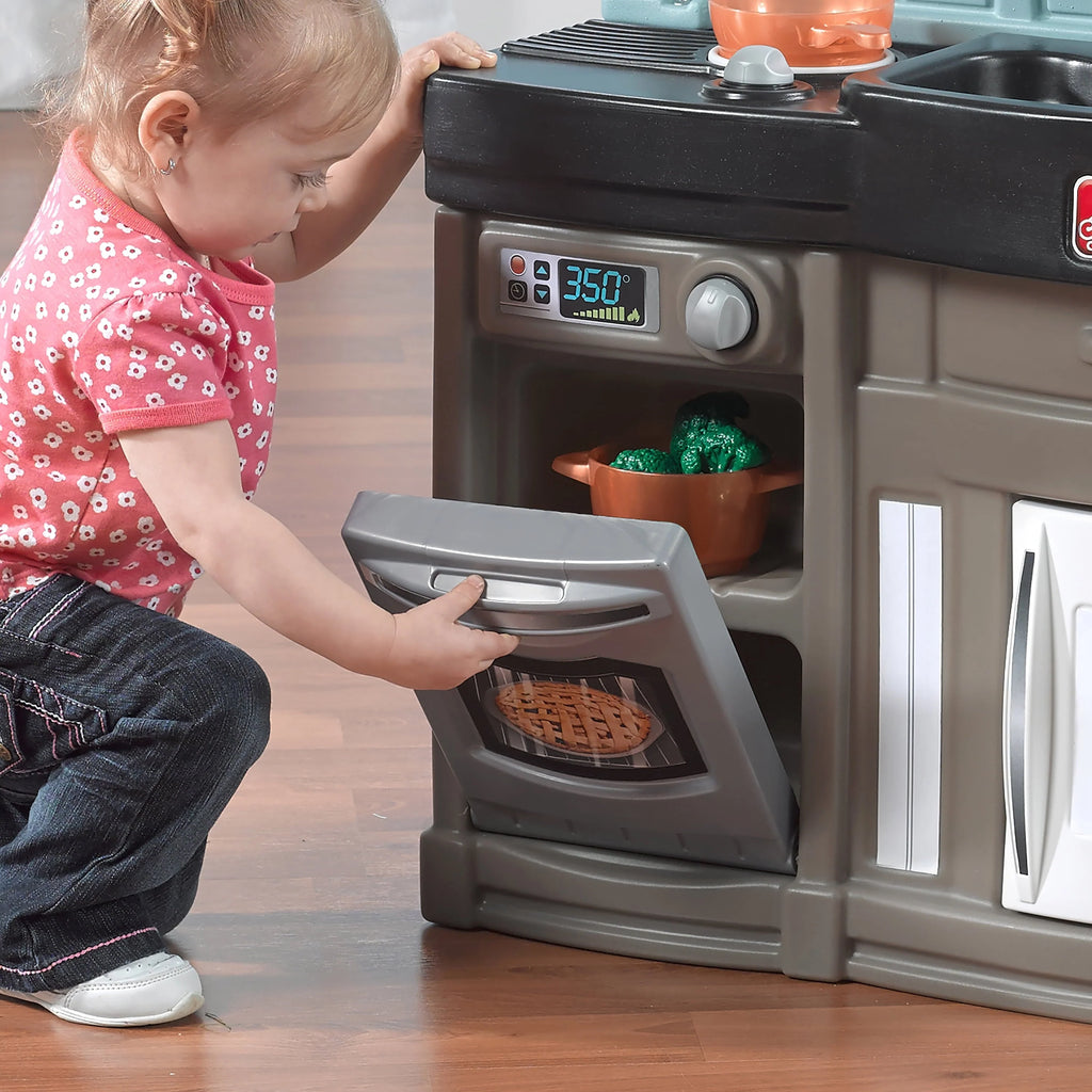 Pretend Play Kids Best Chef's Toy Cooking Kitchen Set with Accessories