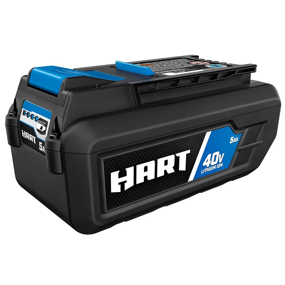 HART 40-Volt Cordless 20-inch Brushless Self Propelled Mower Kit, (1) 6.0 Ah Lithium-Ion Battery
