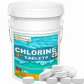 50 LBS Pool & Spa Chlorine Tablets Pool Supplies 50 Pounds 3 Inch Chlorine Stabilizer Hot Tubs Bathtub Chlorinating Tablets