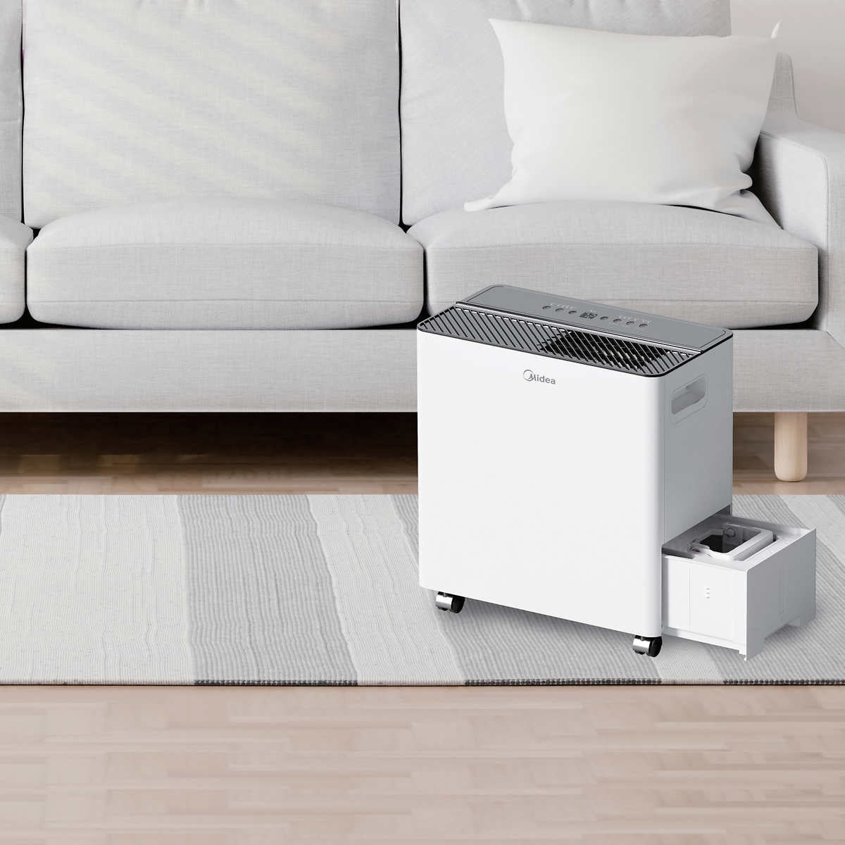 Midea Smart 50-Pint Dehumidifier with Built-in Pump