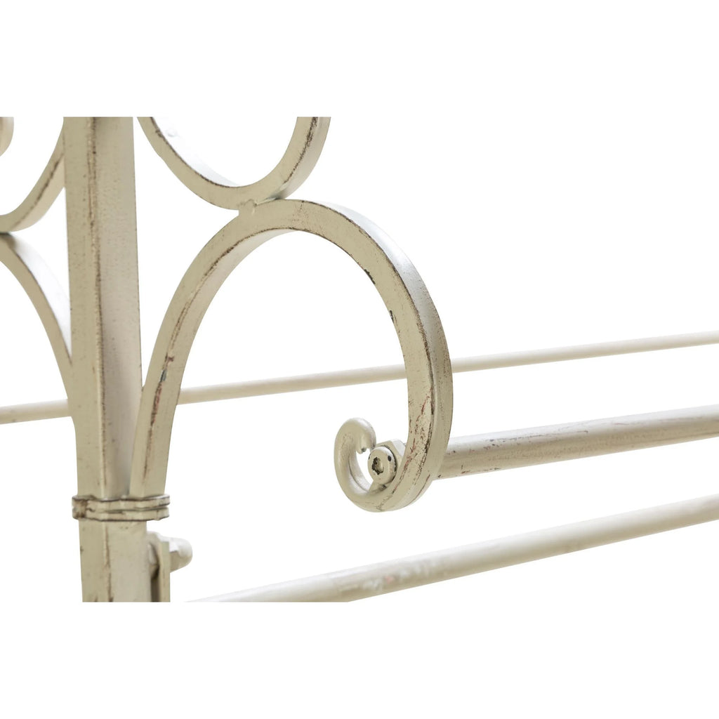 Tripar 71.5 in. Metal Garment Rack with Shelves, Cream