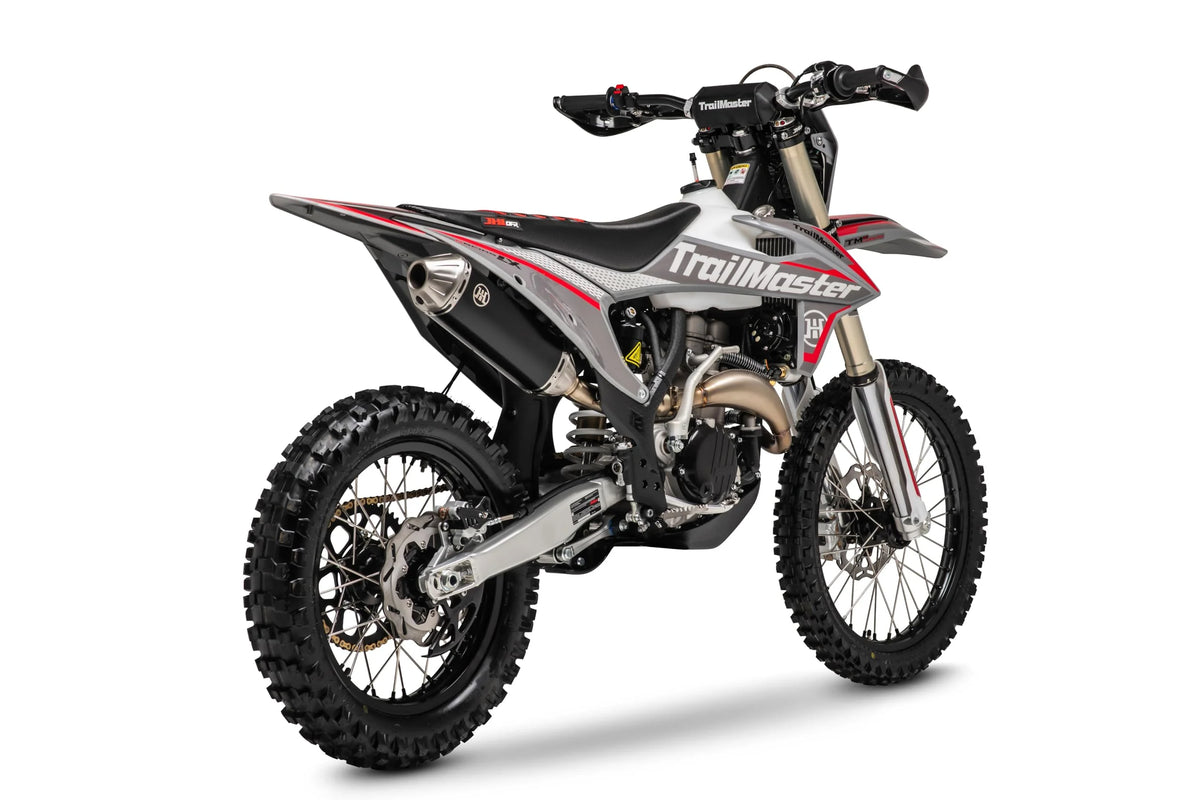 Trailmaster JHL Pro-Series High-Performance LX300 PRO Racing Ready Mid-Size Electric Start Dirt Bike (Red)