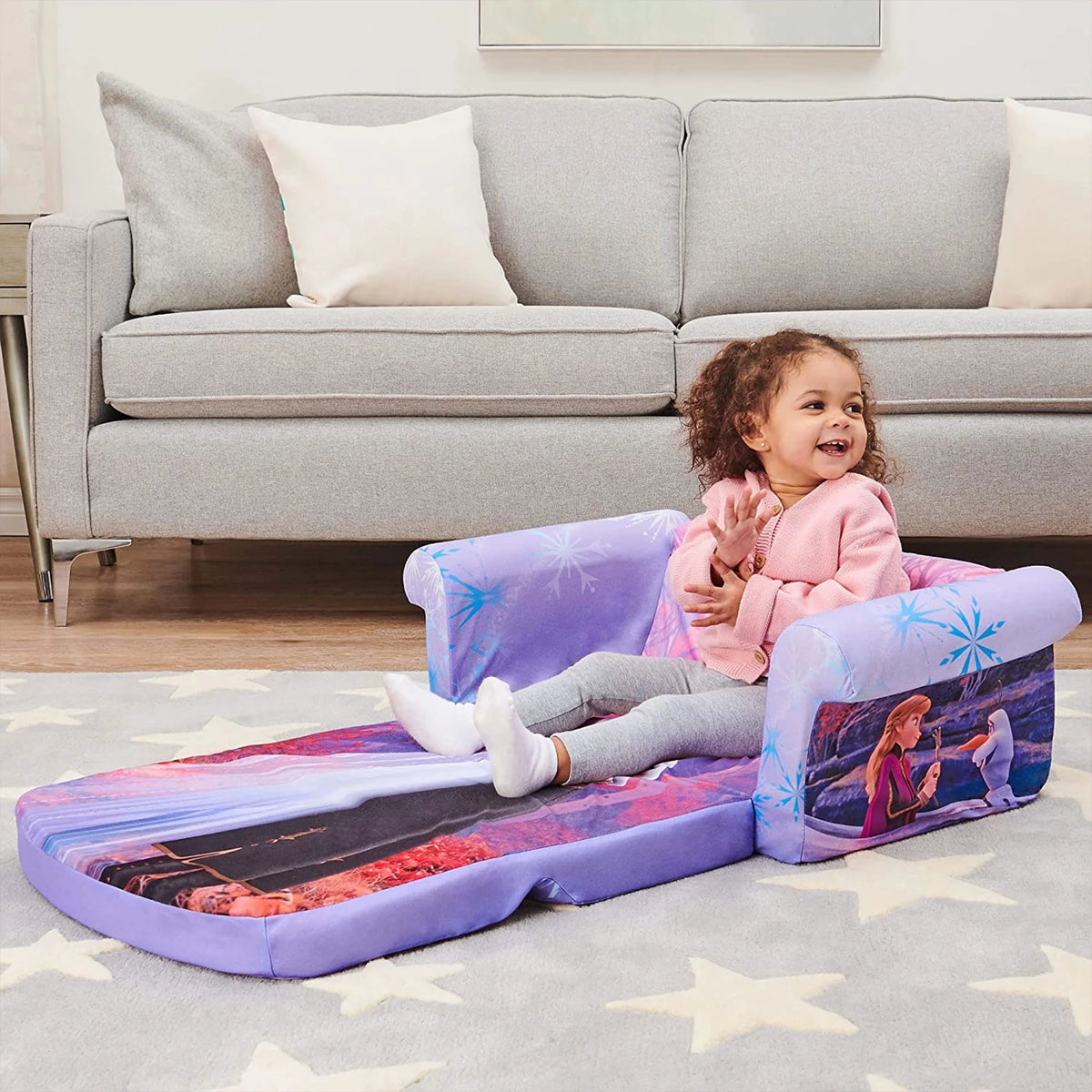 Marshmallow Furniture 2 Pack 2-in-1 Flip Open Foam Sofa Bed, Toy Story 4
