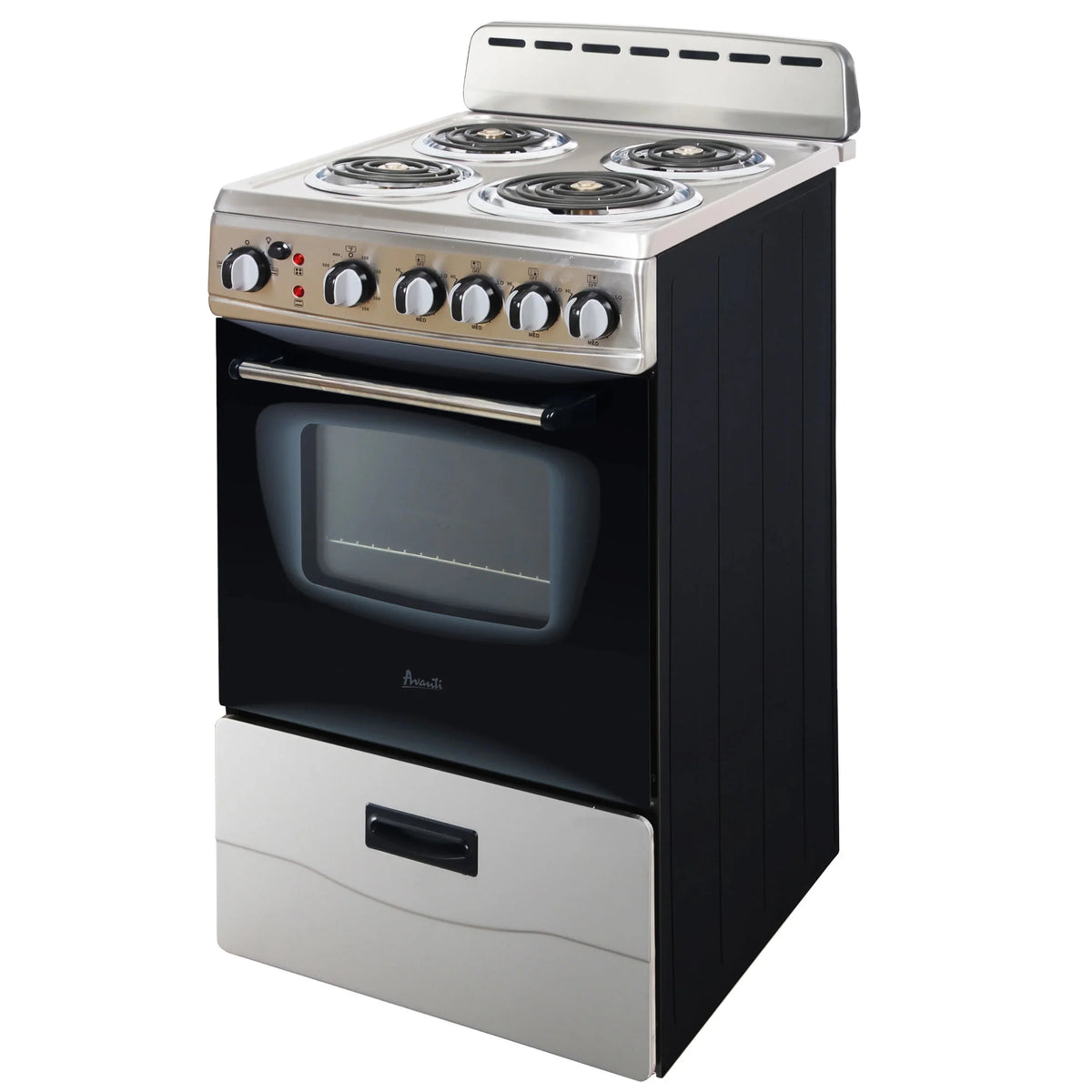 Avanti 20" Electric Range Oven with Framed Glass Door, in Stainless Steel (ERU200P3S)