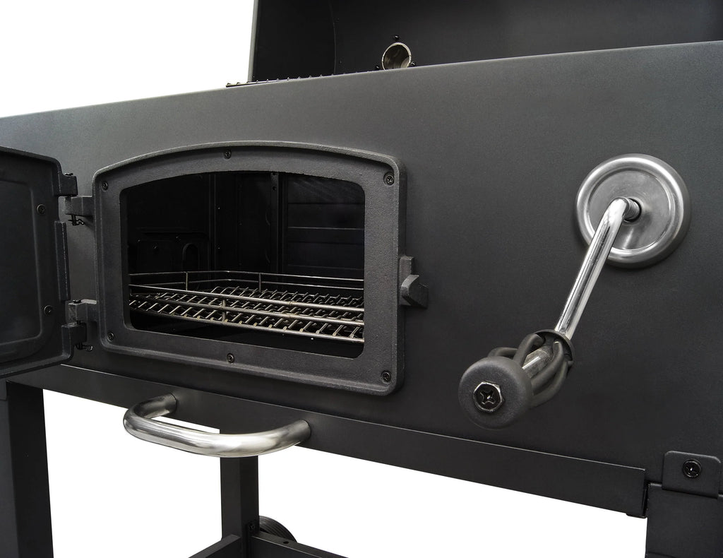 X-Large Heavy-Duty Charcoal Grill - 32 in. W- 816 sq.in. of Cooking Area Black