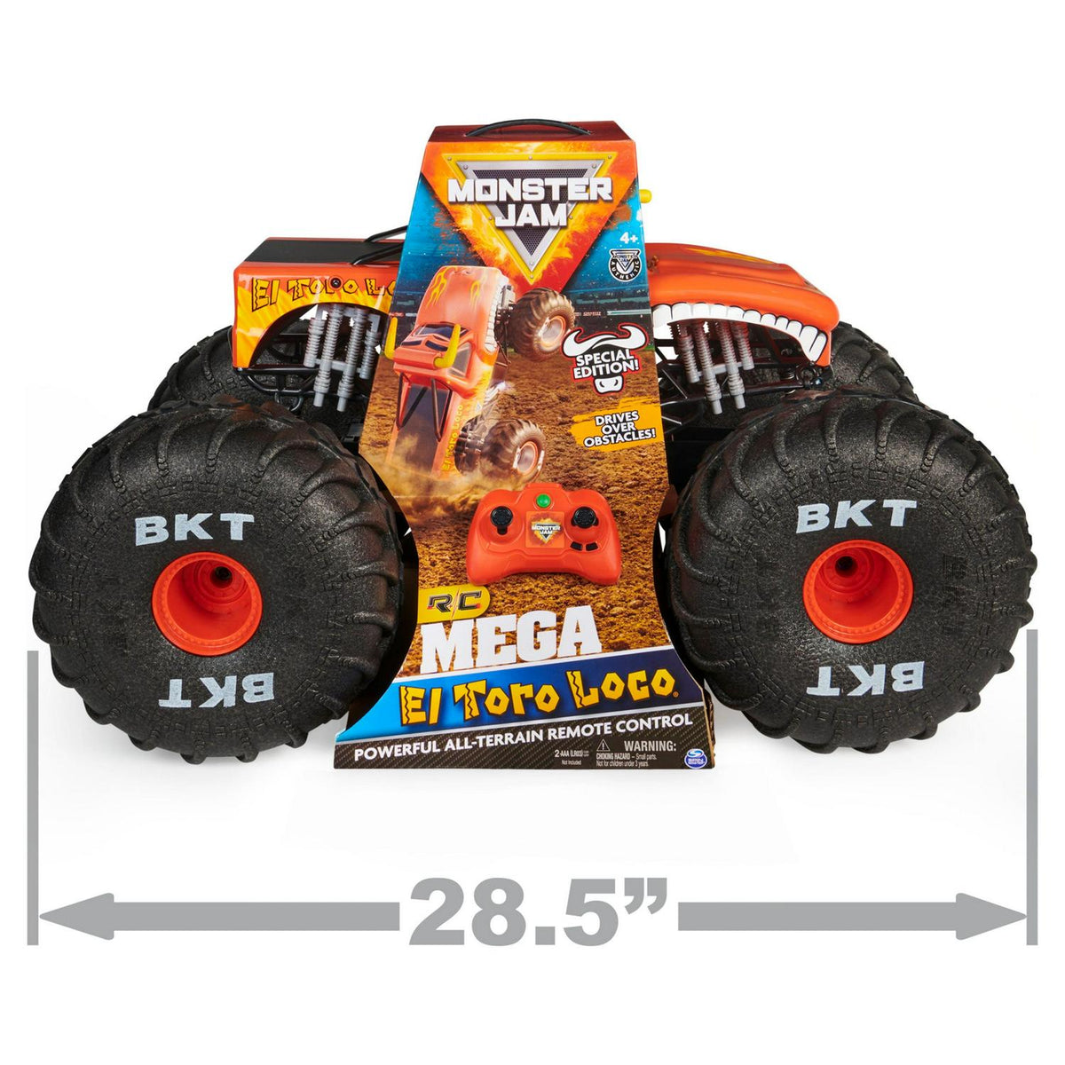 Monster Jam MEGA El Toro Loco. Remote Control Monster Truck. 1:6 Scale