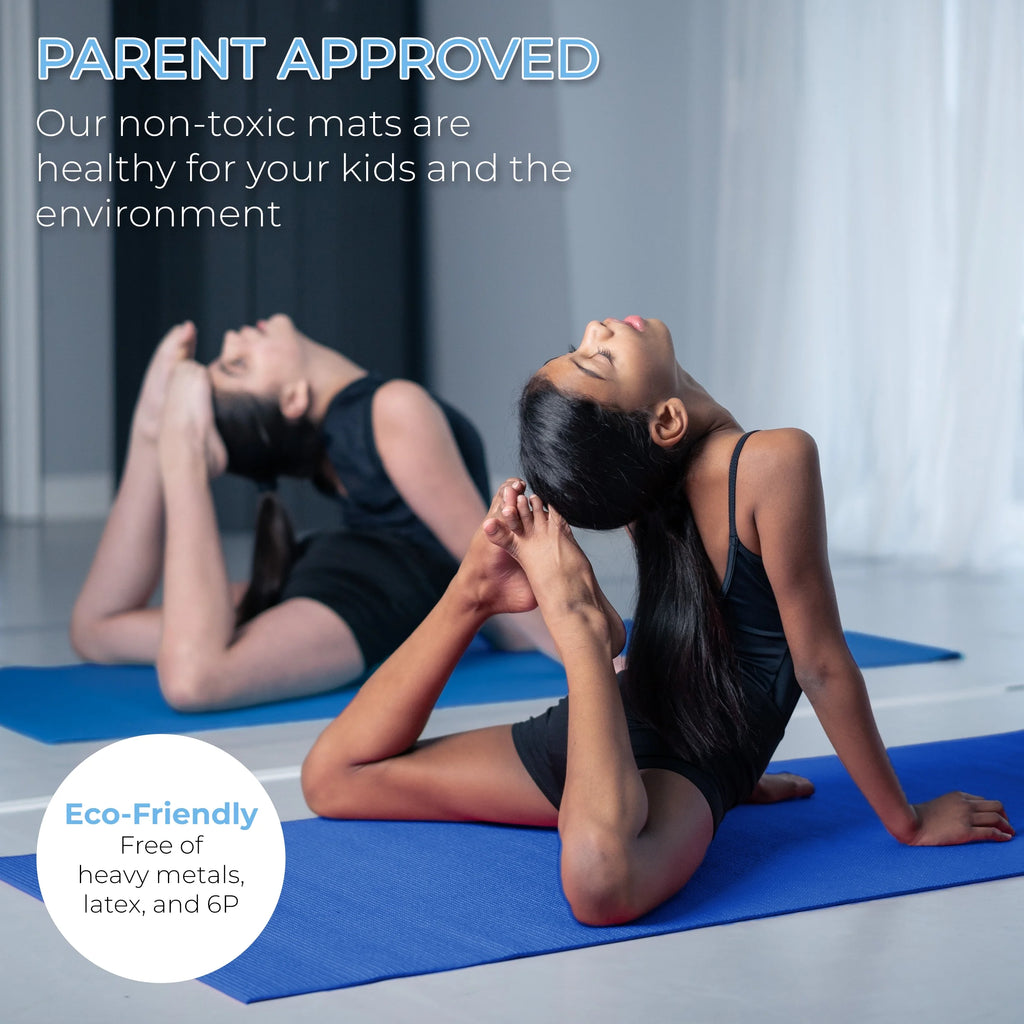 Hello Fit Bulk Yoga Mats, 10-Pack – 68" x 24", 4mm Thick, Non-Slip & Non-Toxic – Ideal for Schools, Studios & Gyms, Assorted