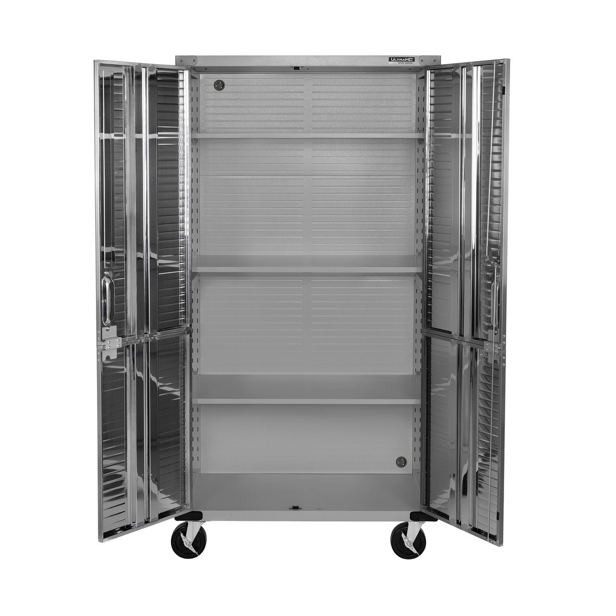 Seville Classics UltraHD Steel Body Lockable Storage Filing Cabinet Organizer Locker Shelving Unit 36" W x 18" D x 72" H, Granite