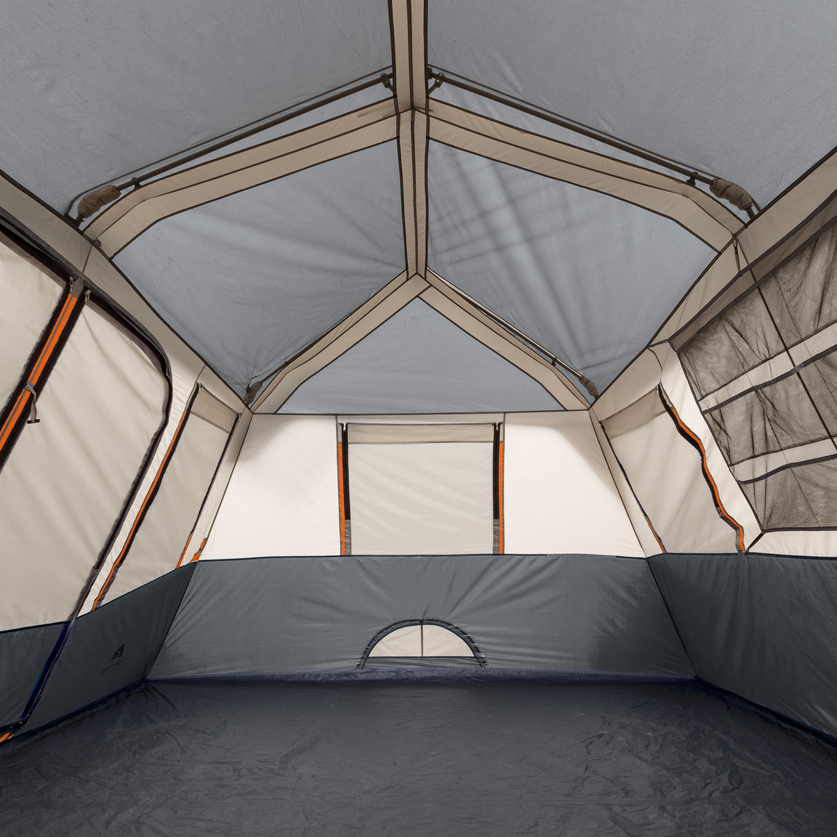 Ozark Trail 10-Person Instant Cabin Tent – 2-Room Family Camping Tent with Rainfly