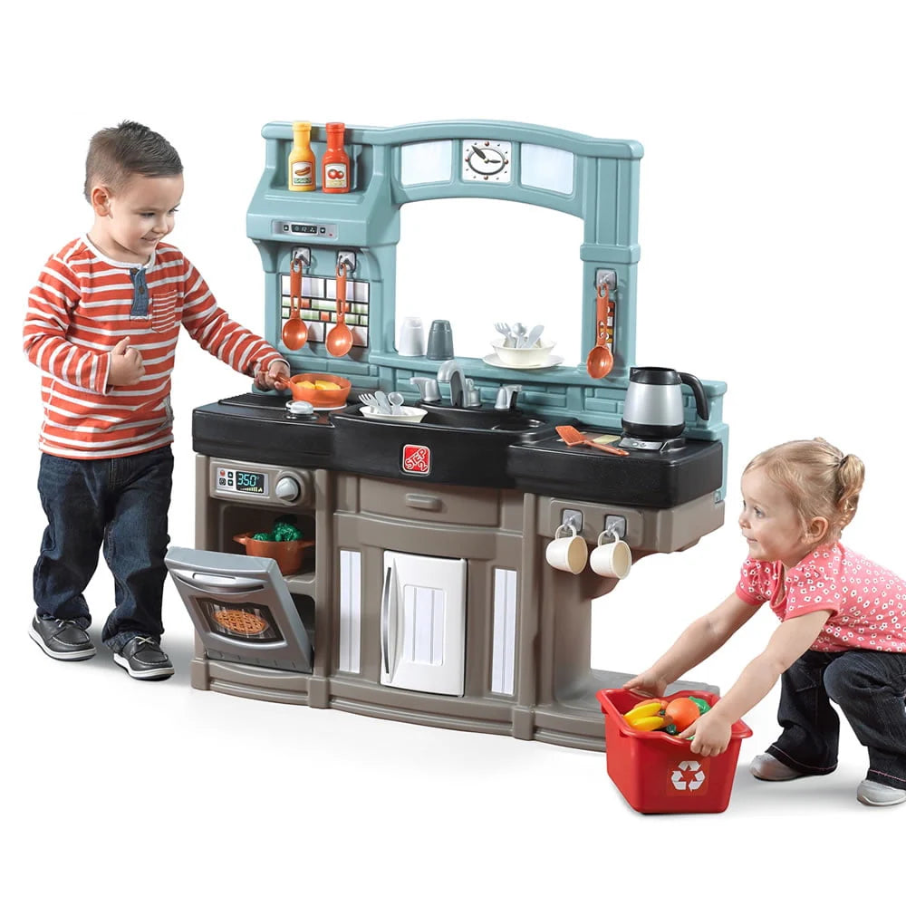 Pretend Play Kids Best Chef's Toy Cooking Kitchen Set with Accessories