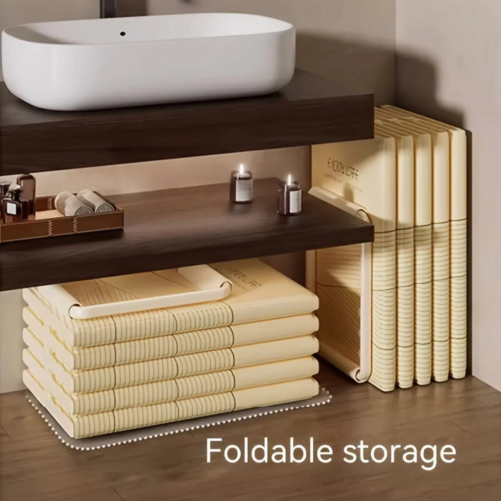 [Lightweight Design] Portable Hot Tub for Home Gym - Quick Setup, No Installation Needed, Foldable Storage, Dual Drainage Design, Beige PVC Material - Perfect Christmas Gift for Relaxation & Wellness