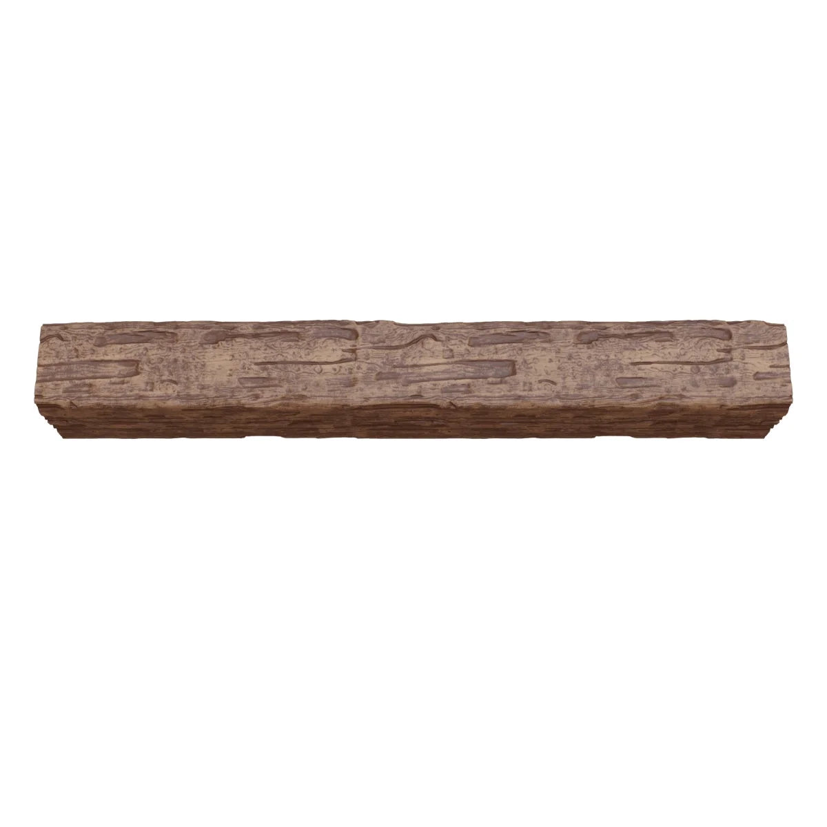Ekena Millwork 3 1/2"W x 3 1/2"H x 120"L 3-Sided (U-Beam) Salvaged Timber HeritageTimber Faux Wood Ceiling Beam, Kona Brown