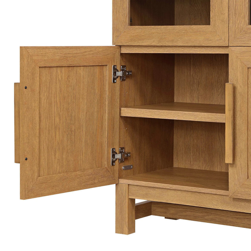 Better Homes & Gardens Juliet Kitchen Rounded Arch Cabinet, Rich Black