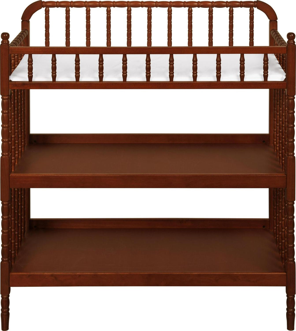 DaVinci Baby Jenny Lind Changing Table with 1″ Waterproof Pad. Rich Cherry Finish