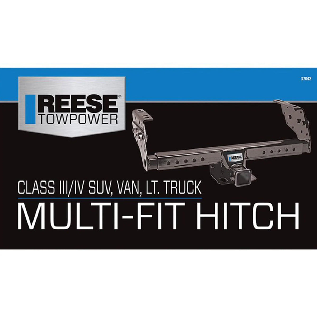 Reese Towpower Class III Trailer Tow Hitch w/ 2 In Receiver Tube