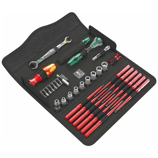 Wera Kraftform Kompakt W 2, Insulated Finish Tool Set, 35 Piece Pack