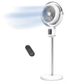 Lasko Whirlwind 7�� 24-Speed Orbital Motion 25ft/s Airflow Remote Control Pedestal Fan, APDC301