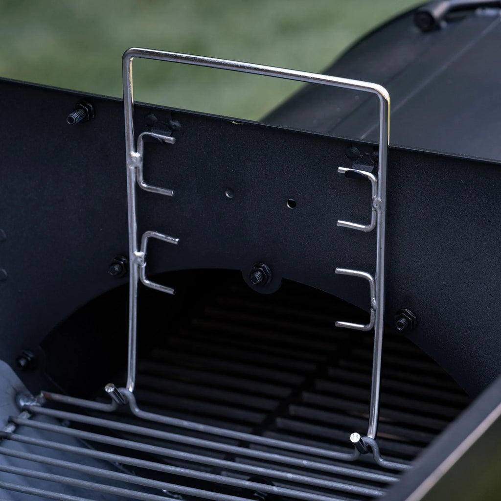 Char-Griller Smokin�?Outlaw Charcoal Grill and Offset Smoker
