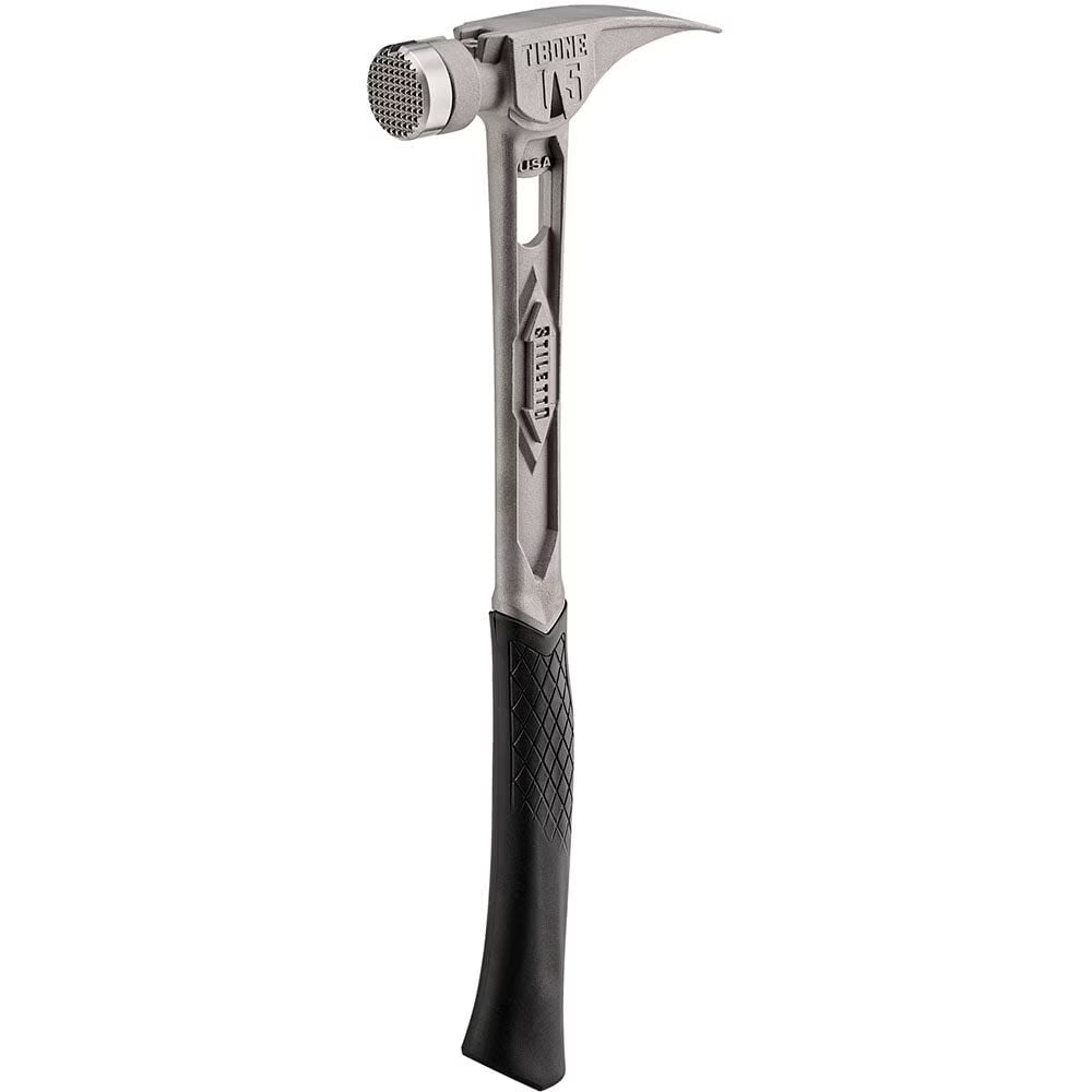 Stiletto TIB15MC 15-oz TIBONE Titanium Hammer Milled Face with Curved Handle