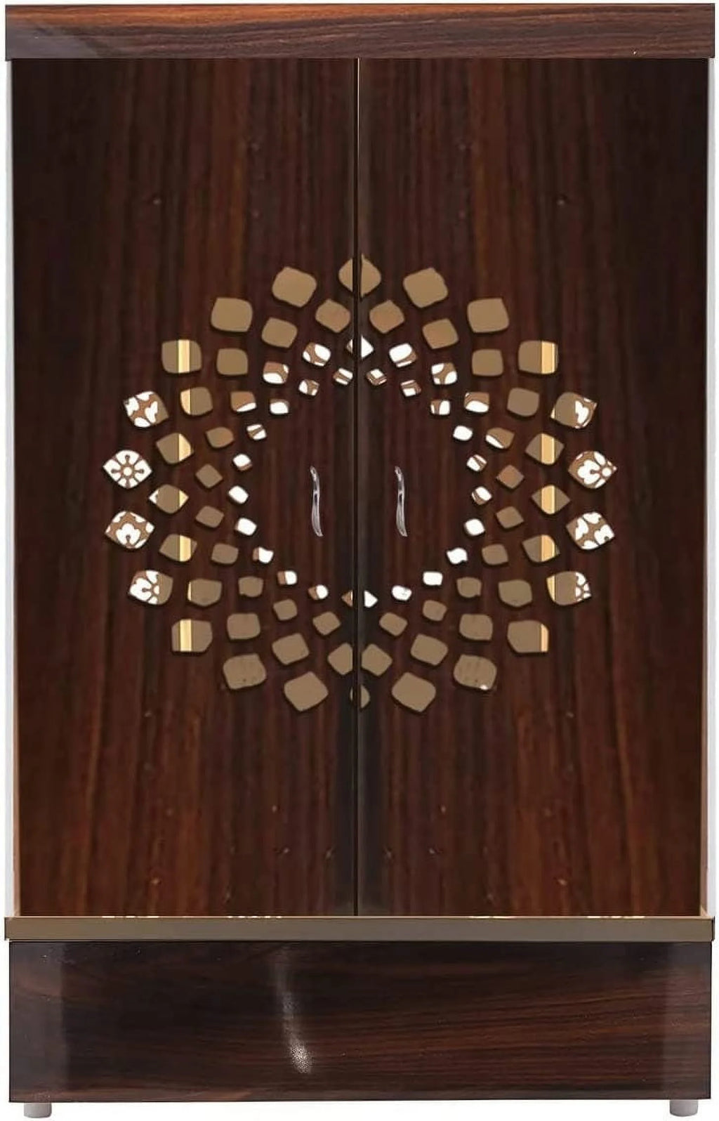 Customized Wooden Cabinet Desginer Mandir With LED / Mandir For Home & Office / Temple For Home / Pooja Ghar / Mandir With Lights /Storage