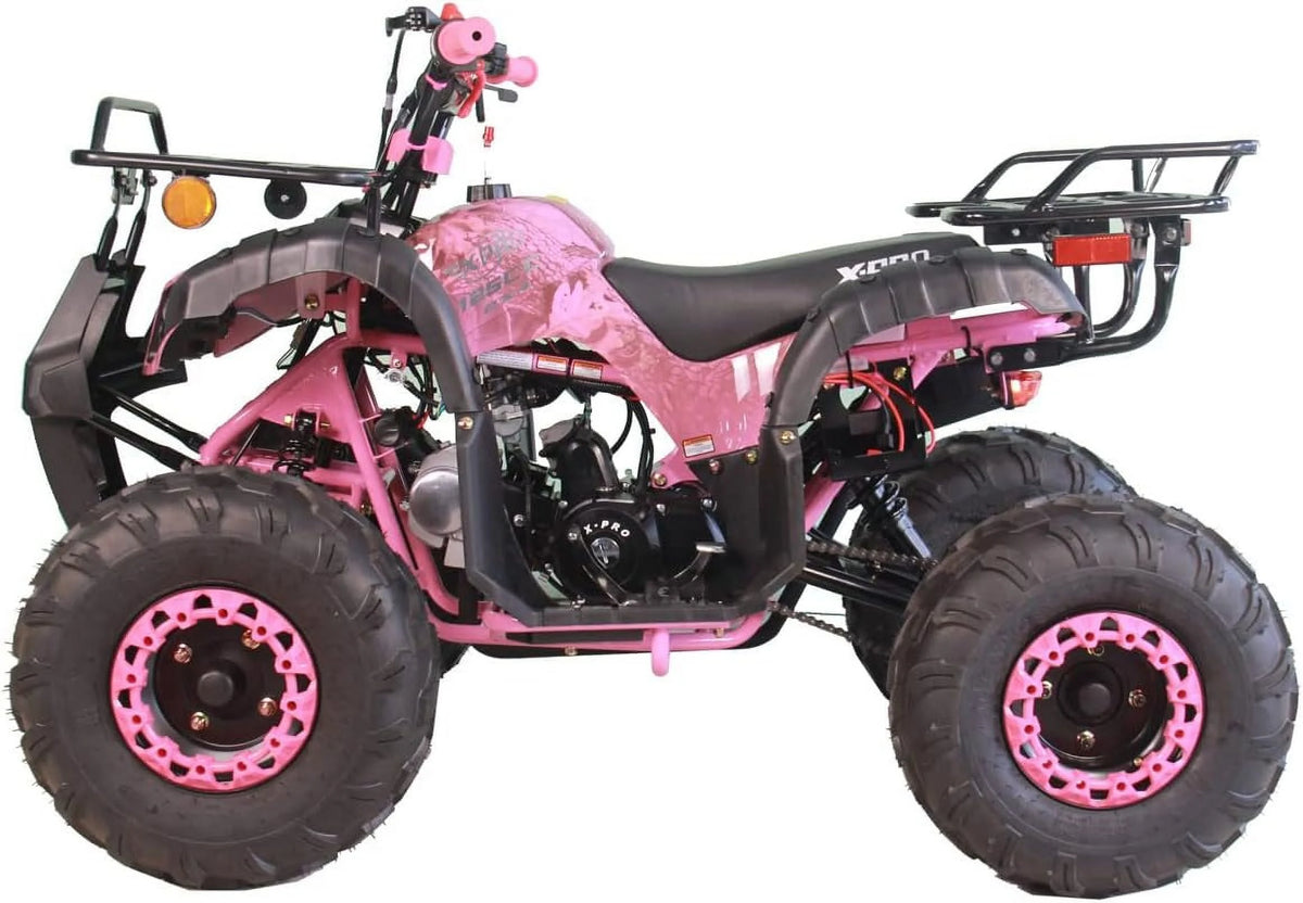 X-Pro Brand New 125cc Gas ATV, Automatic Transmission w/Reverse Remote Control Big 19"/18" Tires