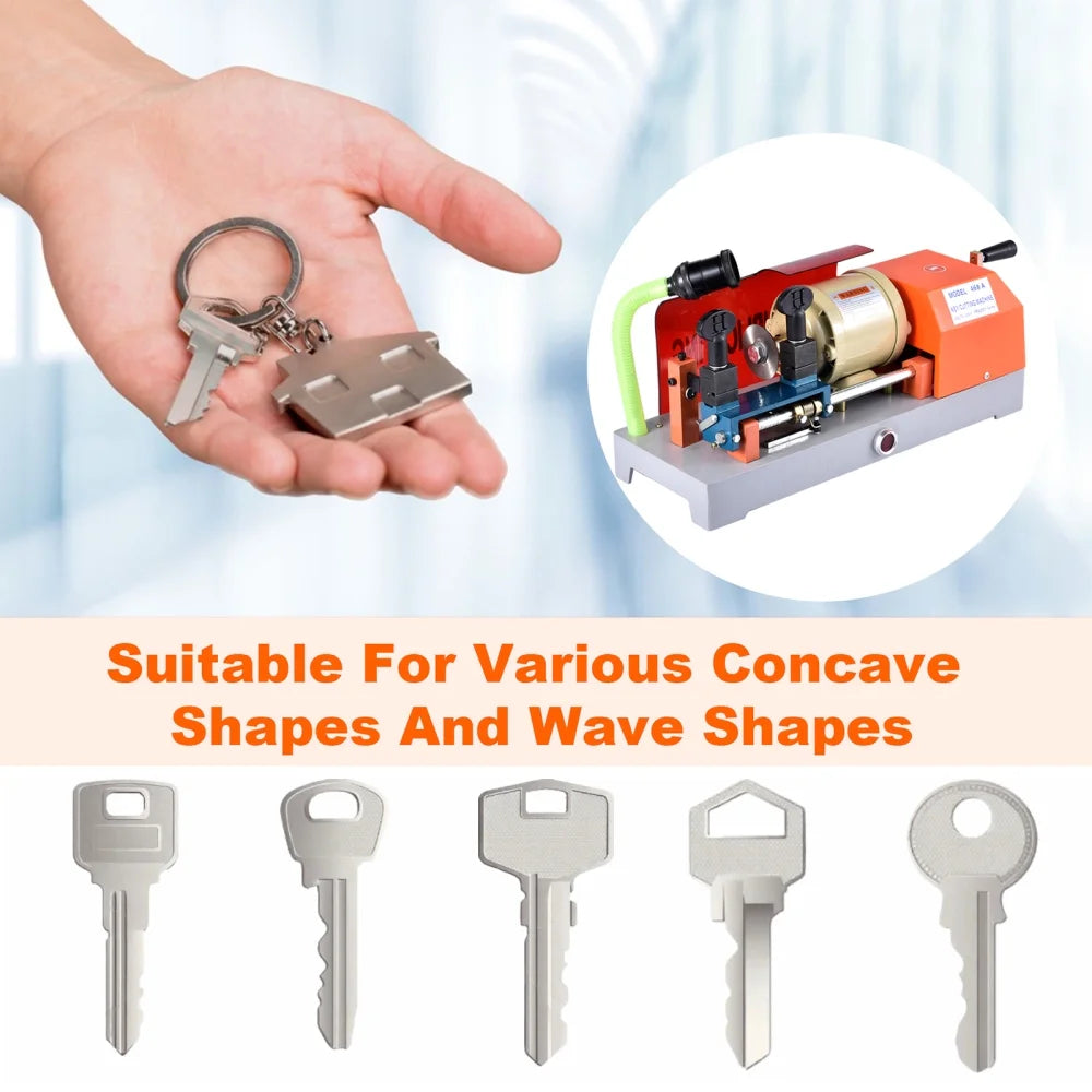 Commercial-Grade Key Duplicating Machine 110V - Vertical Design for Precise Home/Car Key Copying
