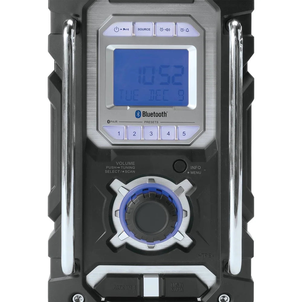 Makita XRM06B Bluetooth Cordless Job Site Radio, Black