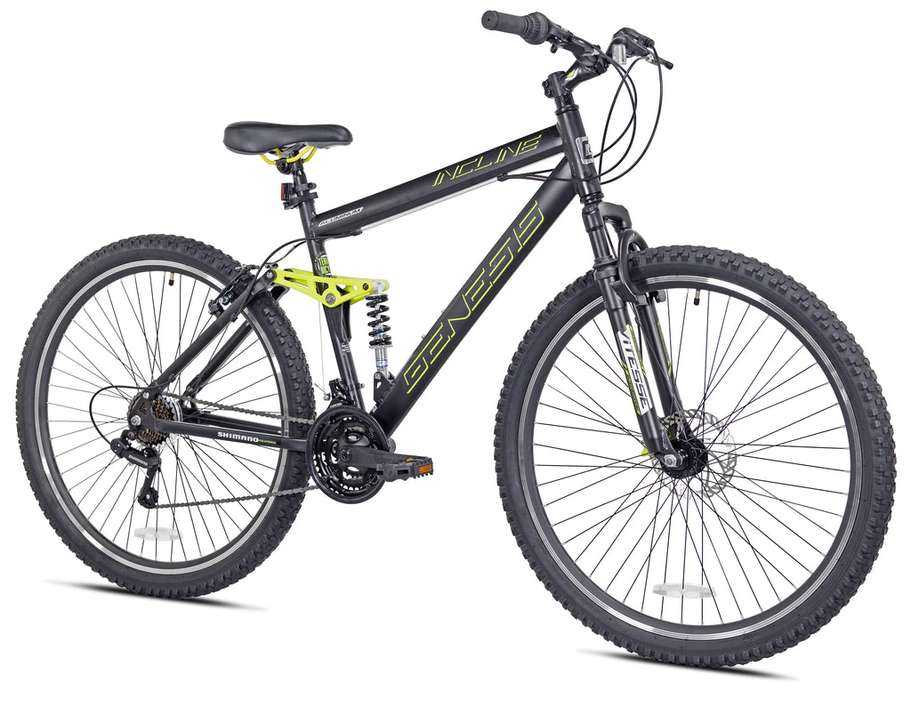 29" Incline Men's Mountain Bike, Black/Yellow