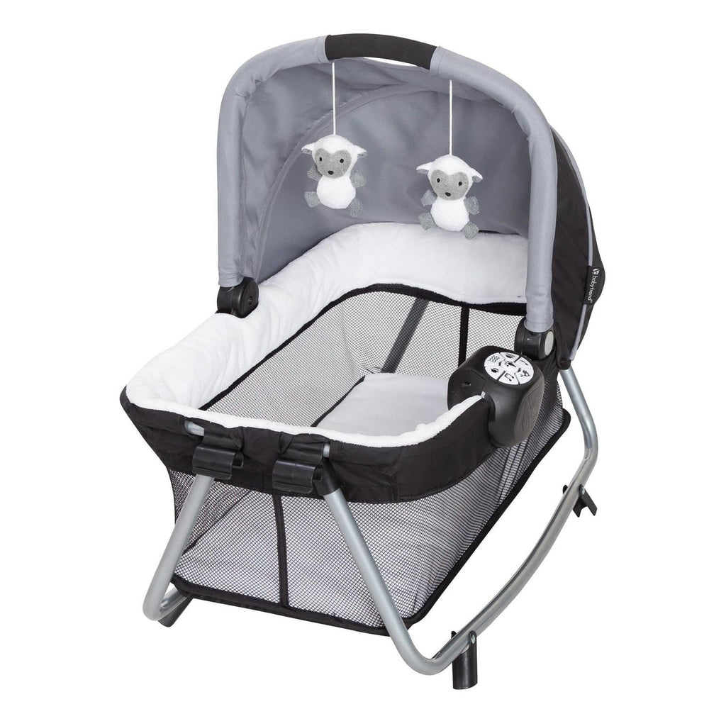 Baby Trend Simply Smart Nursery Center Playard with Bassinet and Travel Bag - Whisper Grey