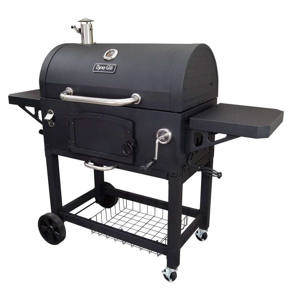 X-Large Heavy-Duty Charcoal Grill - 32 in. W- 816 sq.in. of Cooking Area Black