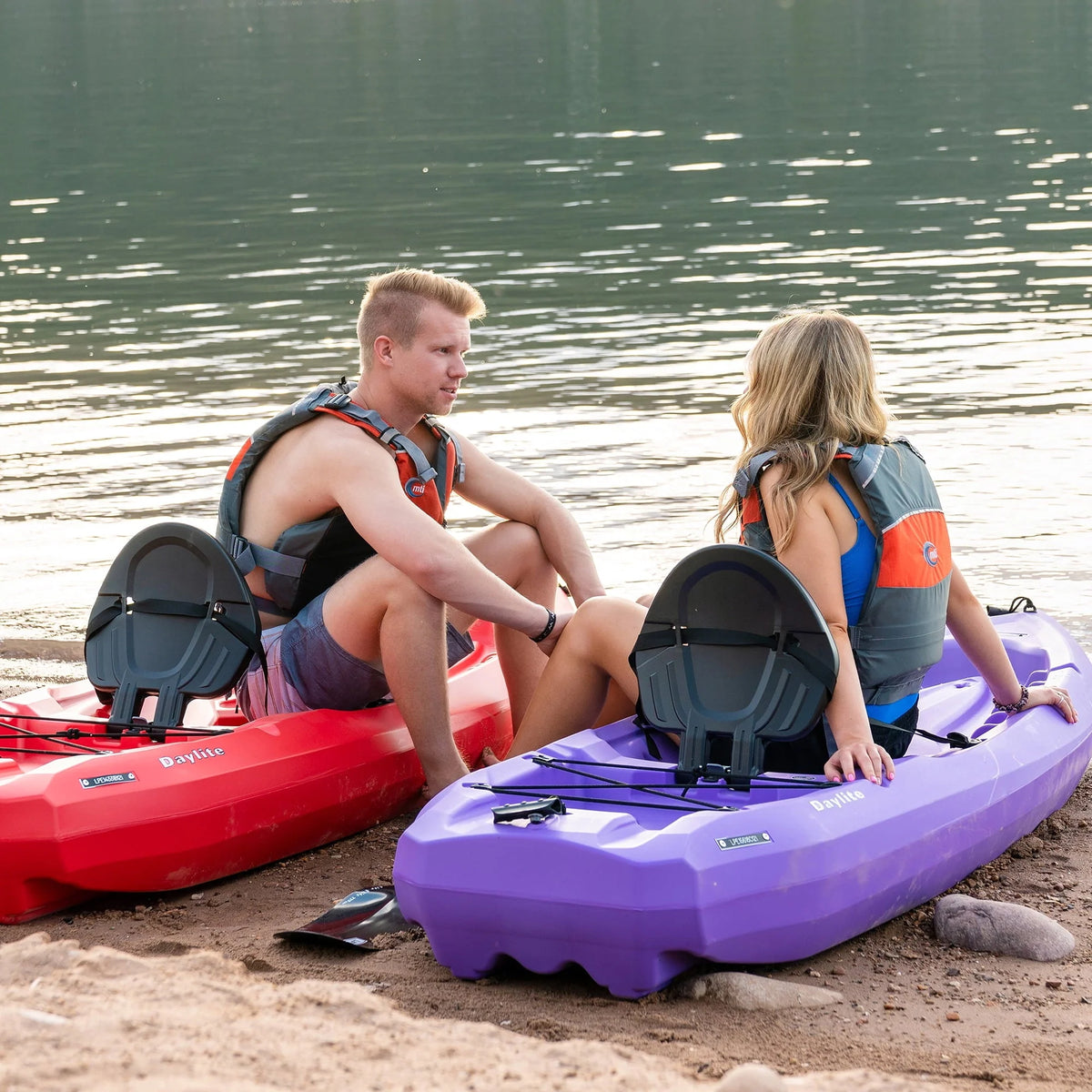 Lifetime Daylite 8 ft Sit-on-Top Kayak, Red (90775)